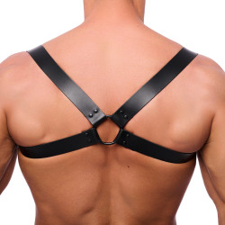 The Red Harness Harnais en cuir Shoulder Noir